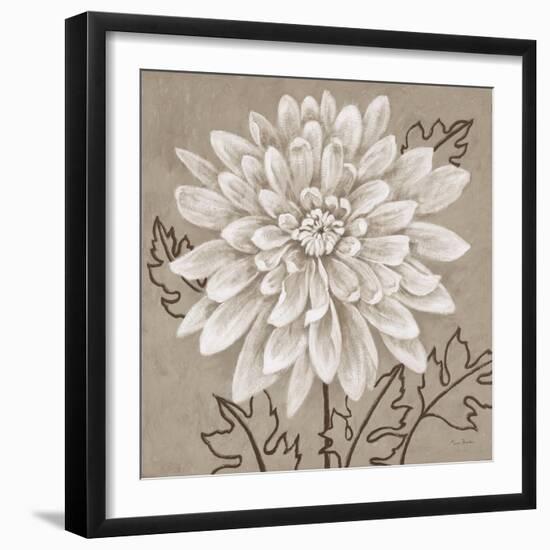 White Chalk Flower 2-Ariane Martine-Framed Art Print