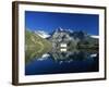 White Chapel and Ober Gabelhorn Reflected in the Schwarzsee, Zermatt, Valais, Switzerland, Europe-Tomlinson Ruth-Framed Photographic Print