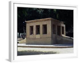 White Chapel, Building Dating Back to Reign of Sesostris I, from the Karnak Temple Complex-null-Framed Giclee Print