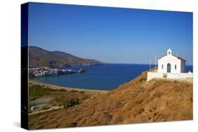 White Chapel, Hora, Andros Island, Cyclades, Greek Islands, Greece, Europe-Tuul-Stretched Canvas