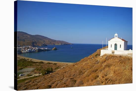 White Chapel, Hora, Andros Island, Cyclades, Greek Islands, Greece, Europe-Tuul-Stretched Canvas
