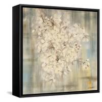 White Cherry Blossom I-li bo-Framed Stretched Canvas