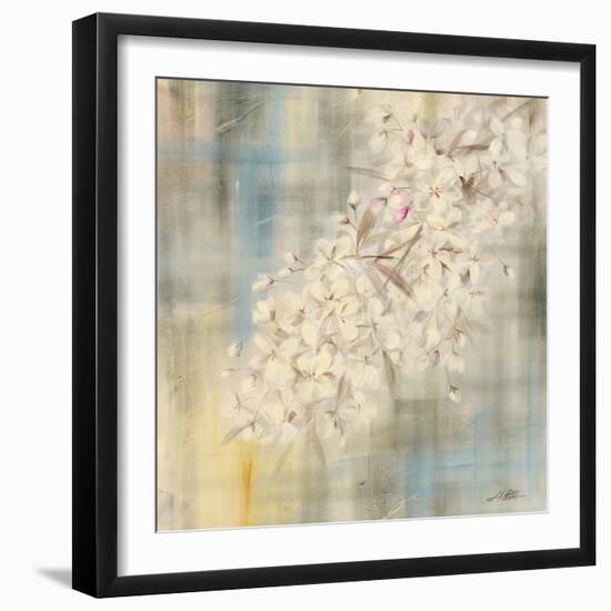 White Cherry Blossom II-li bo-Framed Giclee Print
