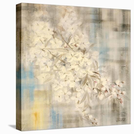 White Cherry Blossom III-li bo-Stretched Canvas