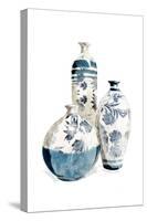 White China Vases-OnRei-Stretched Canvas