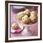 White Chocolate Muffins on Cake Stand-Michael Paul-Framed Photographic Print