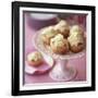 White Chocolate Muffins on Cake Stand-Michael Paul-Framed Photographic Print