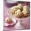 White Chocolate Muffins on Cake Stand-Michael Paul-Mounted Photographic Print