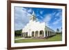 White Christian Church in Haapai, Haapai Islands, Tonga, South Pacific, Pacific-Michael Runkel-Framed Photographic Print