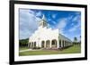 White Christian Church in Haapai, Haapai Islands, Tonga, South Pacific, Pacific-Michael Runkel-Framed Photographic Print