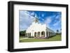 White Christian Church in Haapai, Haapai Islands, Tonga, South Pacific, Pacific-Michael Runkel-Framed Photographic Print
