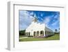 White Christian Church in Haapai, Haapai Islands, Tonga, South Pacific, Pacific-Michael Runkel-Framed Photographic Print