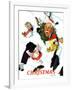 "White Christmas", December 25,1937-Norman Rockwell-Framed Giclee Print