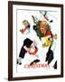 "White Christmas", December 25,1937-Norman Rockwell-Framed Giclee Print