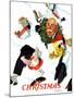 "White Christmas", December 25,1937-Norman Rockwell-Mounted Giclee Print