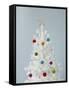 White Christmas Tree-Patrick Norman-Framed Stretched Canvas