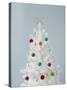 White Christmas Tree-Patrick Norman-Stretched Canvas