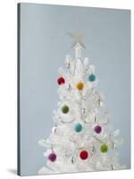 White Christmas Tree-Patrick Norman-Stretched Canvas