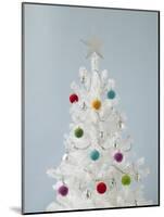 White Christmas Tree-Patrick Norman-Mounted Photographic Print