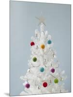 White Christmas Tree-Patrick Norman-Mounted Photographic Print