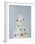 White Christmas Tree-Patrick Norman-Framed Photographic Print