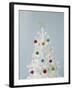 White Christmas Tree-Patrick Norman-Framed Photographic Print