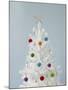 White Christmas Tree-Patrick Norman-Mounted Photographic Print