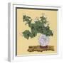 White Chrysanthemum an Autumn Arrangement-Koun Ohara-Framed Art Print