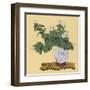 White Chrysanthemum an Autumn Arrangement-Koun Ohara-Framed Art Print