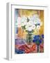 White Chrysanthemums-Lorraine Platt-Framed Giclee Print