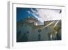 White Church in Greece-Clive Nolan-Framed Photographic Print