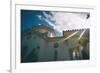 White Church in Greece-Clive Nolan-Framed Photographic Print