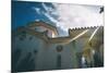 White Church in Greece-Clive Nolan-Mounted Photographic Print