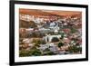 White Church, San Miguel de Allende, Mexico, Miramar Overlook Houses-William Perry-Framed Premium Photographic Print