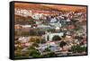 White Church, San Miguel de Allende, Mexico, Miramar Overlook Houses-William Perry-Framed Stretched Canvas