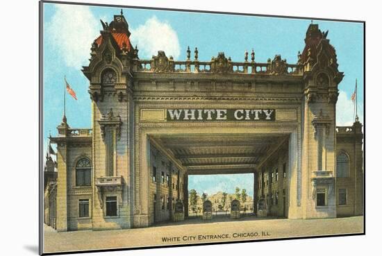 White City Entrance, Chicago, Illinois-null-Mounted Art Print