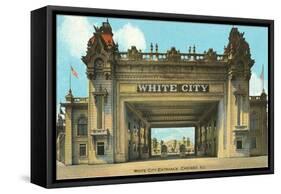 White City Entrance, Chicago, Illinois-null-Framed Stretched Canvas