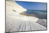 White cliffs known as Scala dei Turchi frame the turquoise sea, Porto Empedocle, Province of Agrige-Roberto Moiola-Mounted Photographic Print