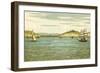 White cliffs of Dover viewed from a Channel crossing-Thomas Crane-Framed Giclee Print