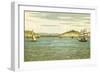 White cliffs of Dover viewed from a Channel crossing-Thomas Crane-Framed Giclee Print