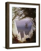 White Cliffs of Ruegen-Caspar David Friedrich-Framed Giclee Print