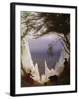 White Cliffs of Ruegen-Caspar David Friedrich-Framed Giclee Print