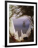 White Cliffs of Ruegen-Caspar David Friedrich-Framed Giclee Print