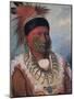 White Cloud, Chief of the Iowas-George Catlin-Mounted Giclee Print