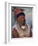 White Cloud, Chief of the Iowas-George Catlin-Framed Giclee Print