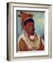 White Cloud, Head Chief of the Iowas by George Catlin-George Catlin-Framed Giclee Print