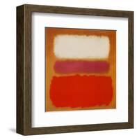 White Cloud over Purple, 1957-Mark Rothko-Framed Art Print