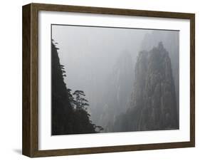 White Cloud Scenic Area, Mount Huangshan, Unesco World Heritage Site, Anhui Province, China-Jochen Schlenker-Framed Photographic Print