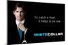 White Collar Television Poster-null-Mounted Poster