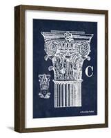 White Column C-Gwendolyn Babbitt-Framed Art Print